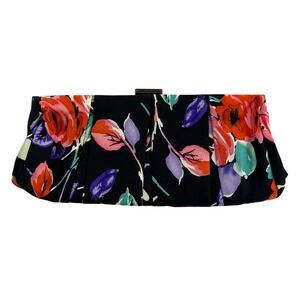 Express Rose Clutch, Express Hand Purse, Express Clasp Bag Rose Floral Clutch Y8